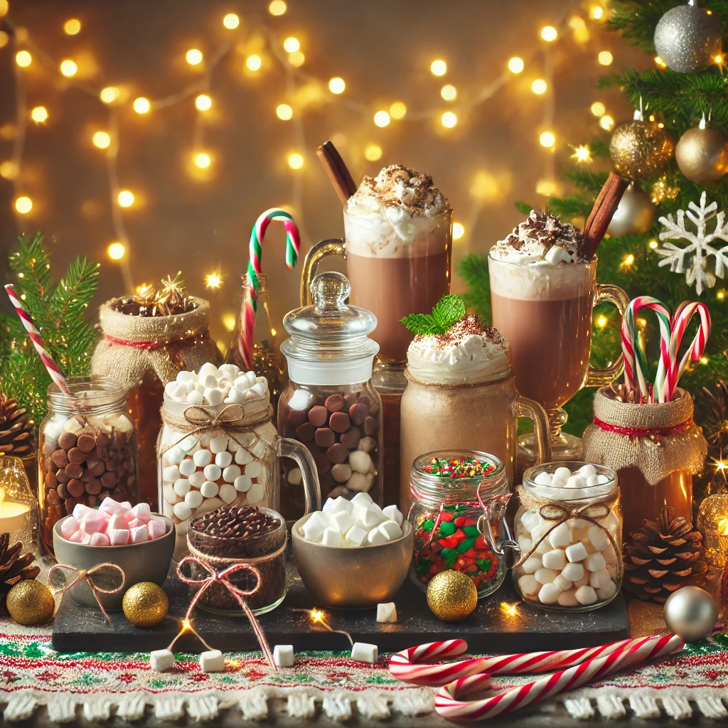 Hot Chocolate Bar for holidays