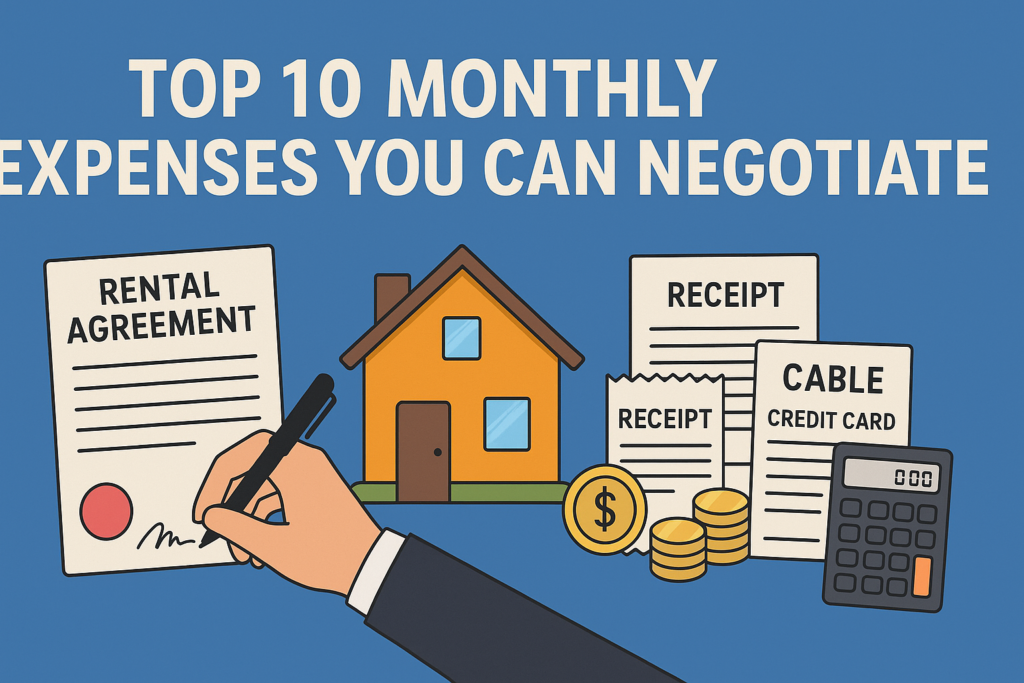 Top 10 Monthly Expenses You Can Negotiate (and Actually Save Money)