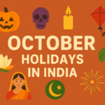 OCtober Holidays in india